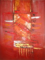 "Rojo", 30x40, Öl auf Leinwand